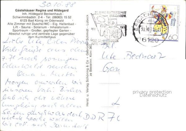 Bad Koenig Odenwald Gästehäuser Regina Hildegard – Bild 2