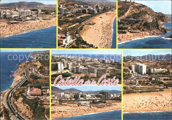 Calella de Mar Fliegeraufnahme