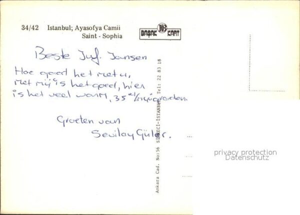 Istanbul Constantinopel Saint-Sophia – Bild 2