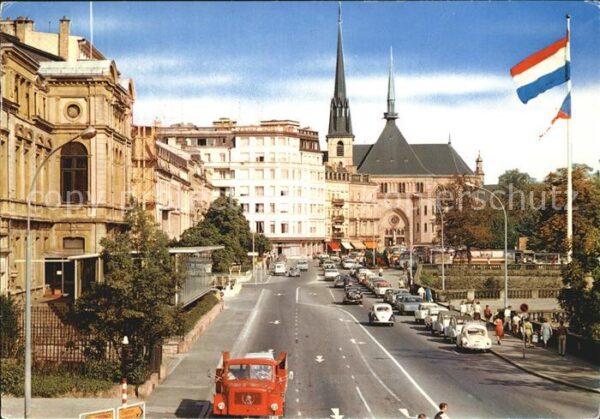 LUXEMBOURG  Luxemburg Boulevard Roosevelt Place Constitution