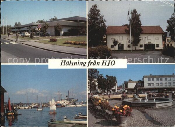 Hjo Hafen Brunnen
