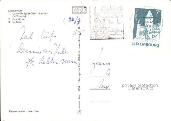 Diekirch Eglise Saint-Laurent Grand rue La Sure – Bild 2