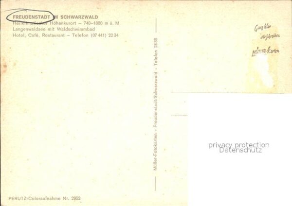 Freudenstadt Langenwaldsee Waldschwimmbad – Bild 2