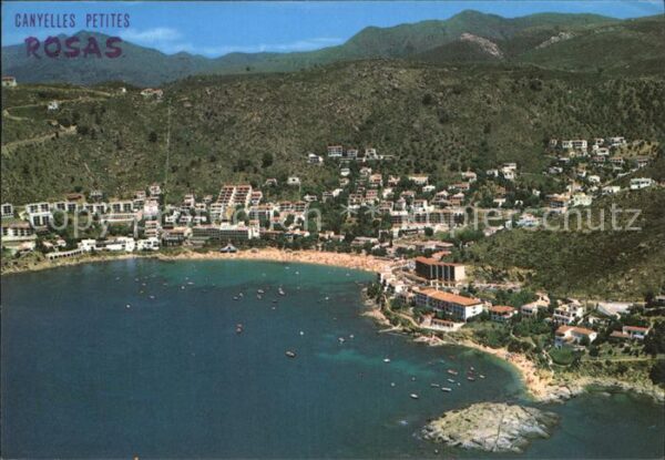 Rosas Costa Brava Cataluna Fliegeraufnahme