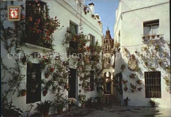 Cordoba Andalucia Calleja y Plaza de las Flores