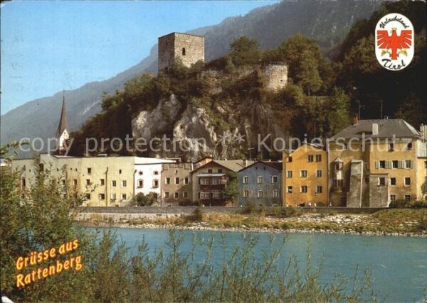 Rattenberg Inn Teilansicht mit Burg