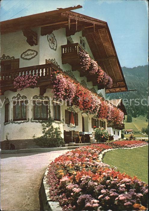 Bayrischzell Blumenschmuck am Zellerbauernhof