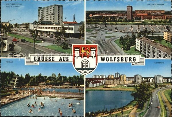 Wolfsburg Kulturzentrum Rathaus Freibad Volkswage