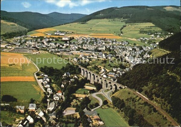 Willingen Sauerland Fliegeraufnahme Viadukt