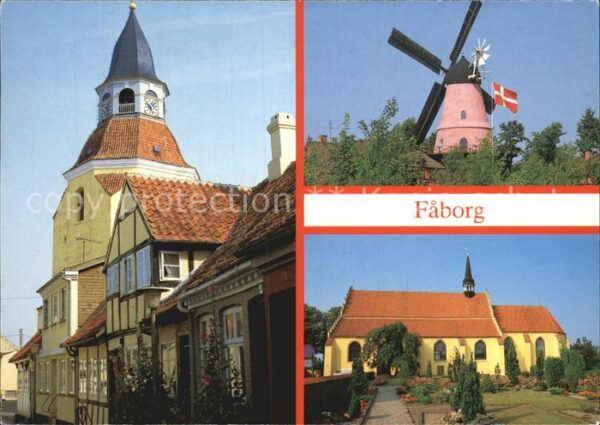 Faborg Kirche Windmühle