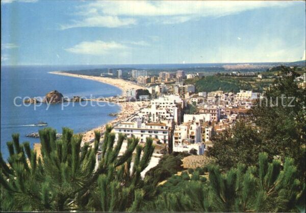 Blanes Teilansicht mit Strand