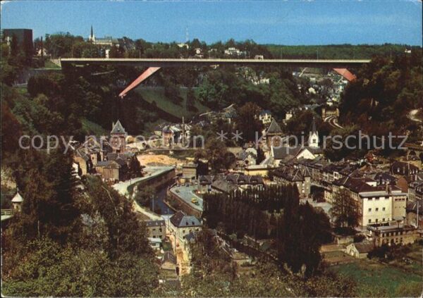 LUXEMBOURG  Luxemburg Fliegeraufnahme