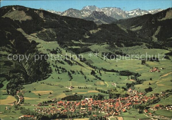 Nesselwang Fliegeraufnahme Edelsberg Daumen und Re