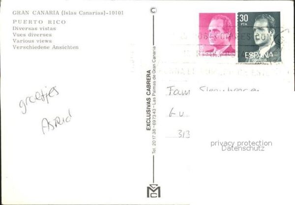 Puerto Rico Gran Canaria Gesamtansicht Surfer – Bild 2