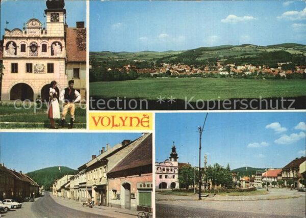 Volyne Wolin Stadtansicht Tracht