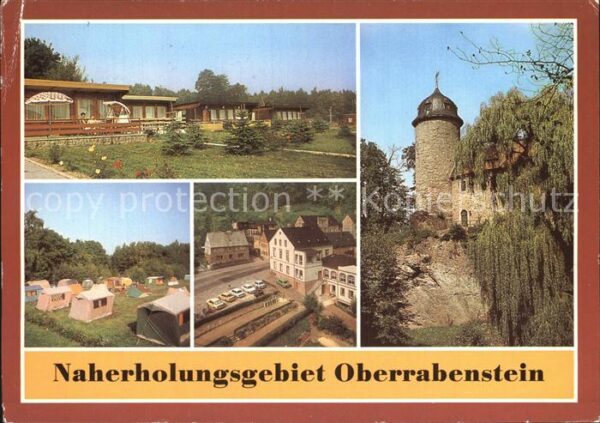 Karl-Marx-Stadt Naherholungsgebiet Oberrabenstein Burg