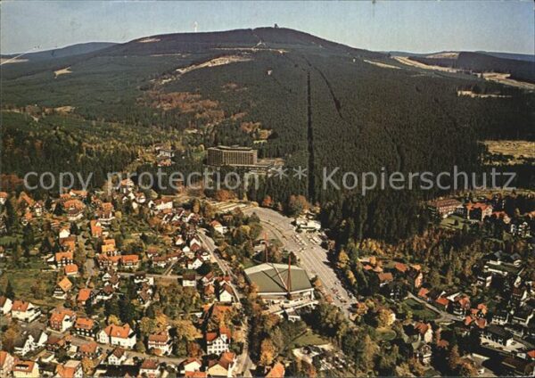 Braunlage Fliegeraufnahme Eisstadion Seilbahn