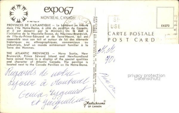 Exposition Universelle Internationale Mo Provinces de l'Atlantique – Bild 2