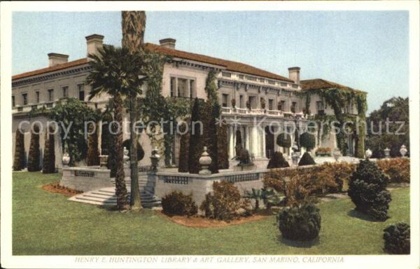 Library Bibliothek Henry E. Huntington San Marino Californ