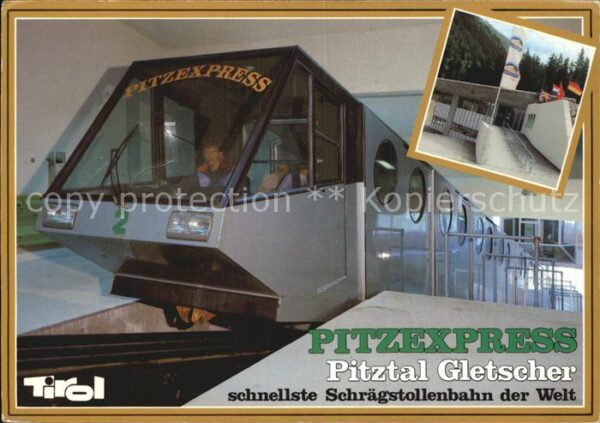 Eisenbahn Schrägstollenbahn Pitzexpress Pitztal G