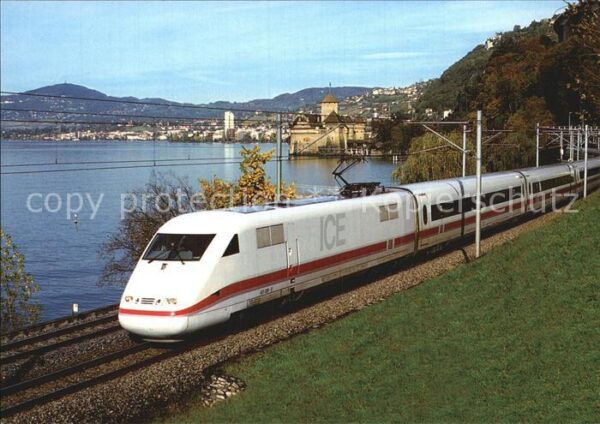 Eisenbahn ICE Chillon-Montreux
