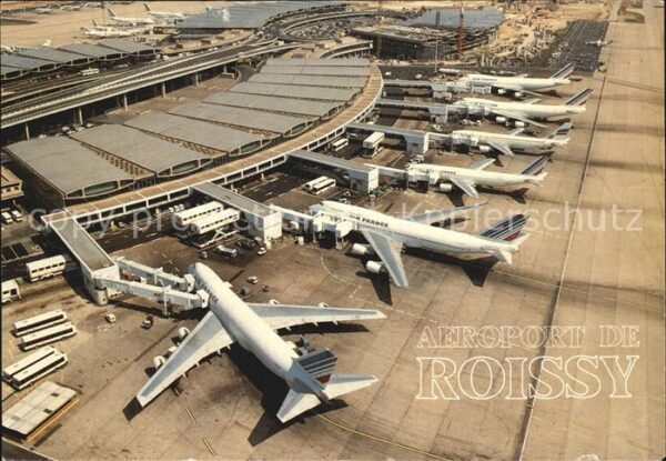 Flughafen Airport Aeroporto Roissy-en-France Aeroport Charles de Ga