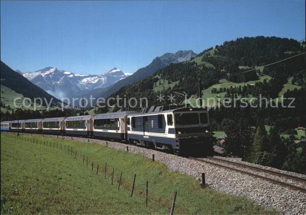 Eisenbahn Panorama-Express Montreux-Oberland Bahn