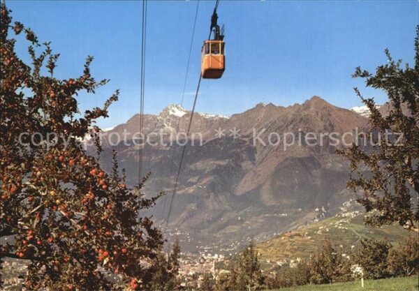 Seilbahn Merano Funivia Avelengo Gruppo Tessa