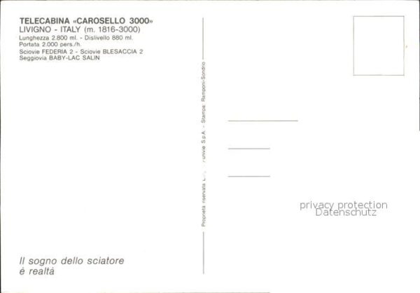Seilbahn Telecabina Carosello 3000 Livigno – Bild 2