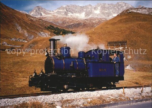 Lokomotive Dampfbahn Furka-Bergstrecke