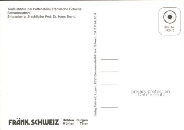 Hoehlen Caves Grottes Teufelshöhle Pottenstein Barbarossabart – Bild 2
