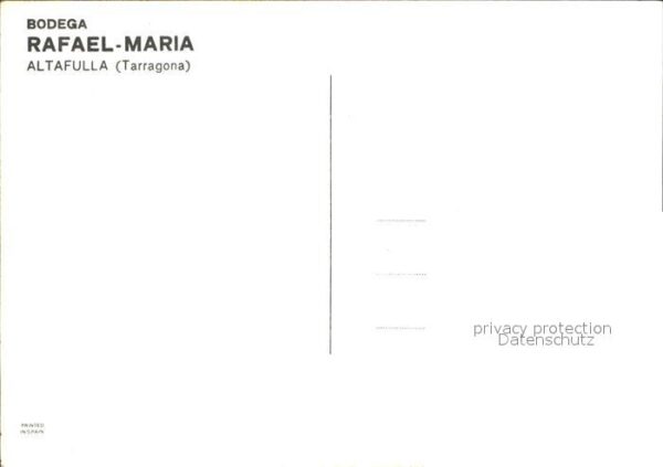 Handlung Bodega Rafael-Maria Altafulla Tarragona – Bild 2