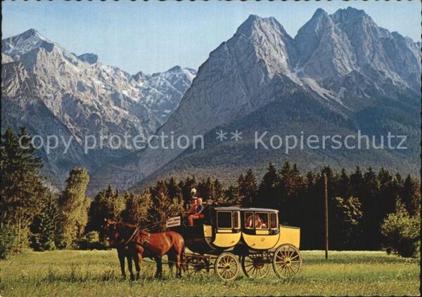 Postkutsche Alpspitze Höllental Kleiner und Grosser