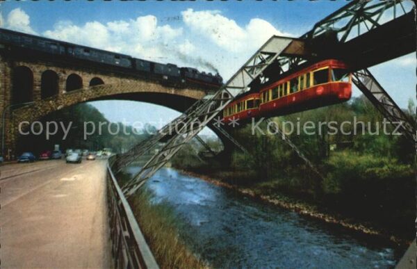 Schwebebahn Wuppertal Sonnborner Brücke