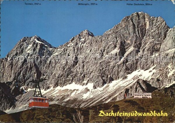 Seilbahn Dachsteinsüdwandhütte Gletscherbahn Ram