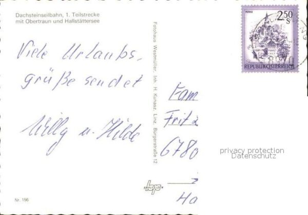 Seilbahn Dachstein 1. Teilstrecke Obertraun Hall – Bild 2