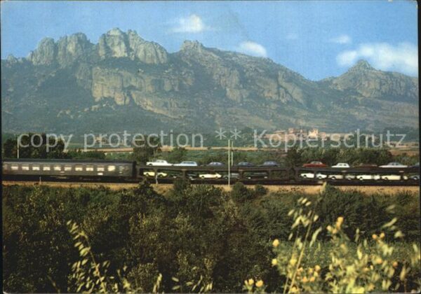Eisenbahn Train Autos Couchettes Auto-Reisezug