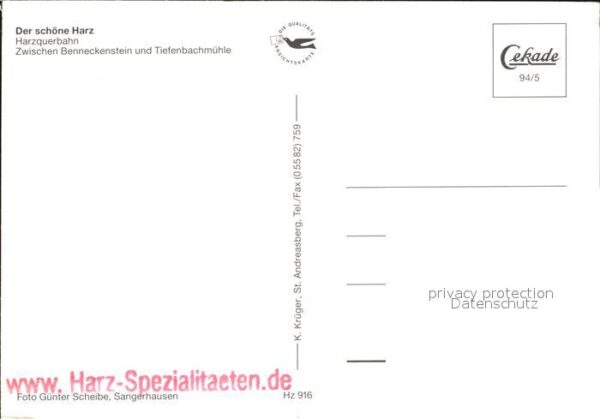 Lokomotive Harzquerbahn – Bild 2