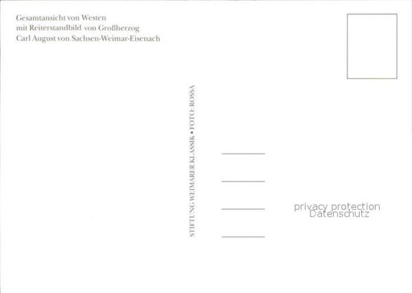 Denkmal Reiterstandbild Grossherzog Carl August – Bild 2
