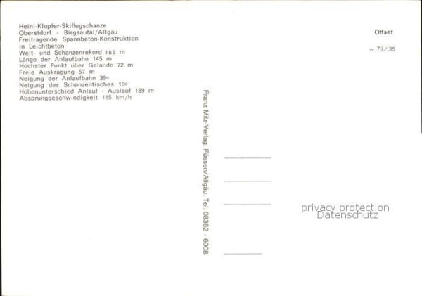 Ski-Flugschanze Heini-Klopfer Oberstdorf Birgsautal – Bild 2