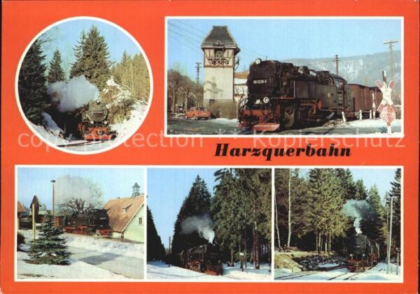 Lokomotive Harzquerbahn Bahnhof Sorge Ilfeld Tiefe
