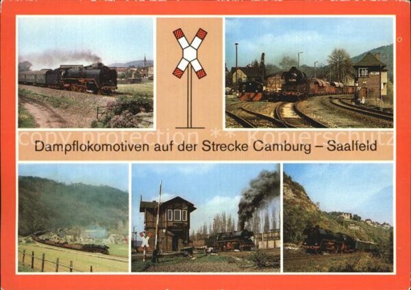 Lokomotive Dampflokomotiven Strecke Camburg Saalfe