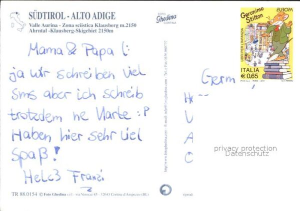 Seilbahn Skifahren Valle Aurina Klausberg Ahrnta – Bild 2