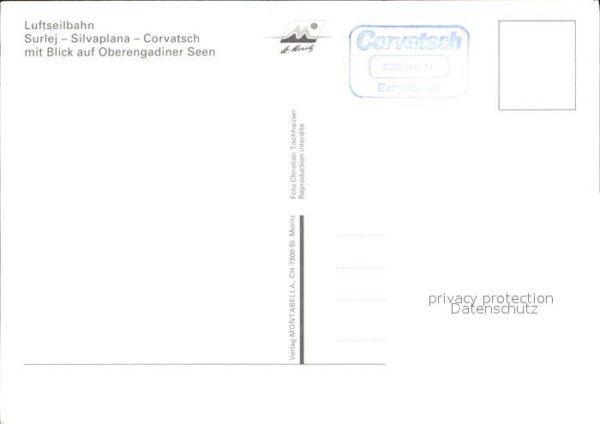 Seilbahn Surlej Silvaplana Corvatsch Oberengadin – Bild 2