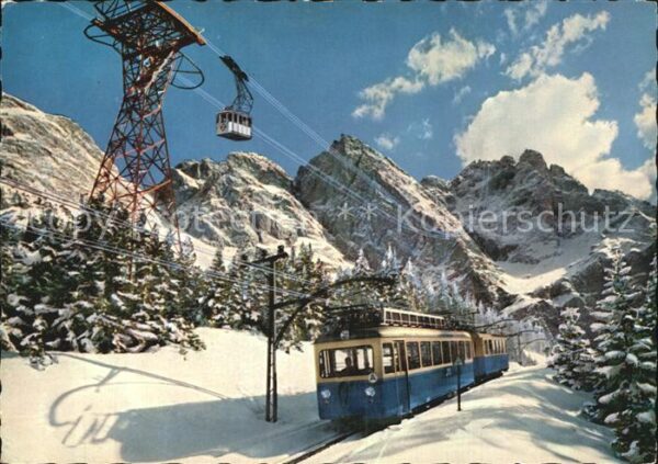 Zahnradbahn Seilbahn Bayrische Zugspitzbahnen Riffe