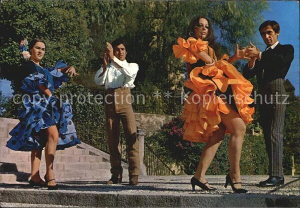 Tanz Taenzer Baile Andaluz Espana