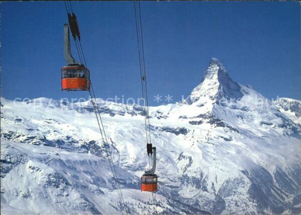 Seilbahn Rothorn Zermatt Matterhorn