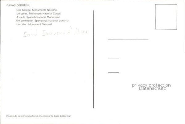 Wein Cavas Codorniu Bodega Monumento Naciona – Bild 2