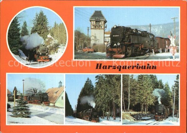 Lokomotive Harzquerbahn Einfahrt Tiefenbachmühle B