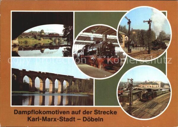 Lokomotive Dampflokomotiven Strecke Karl-Marx-Stad